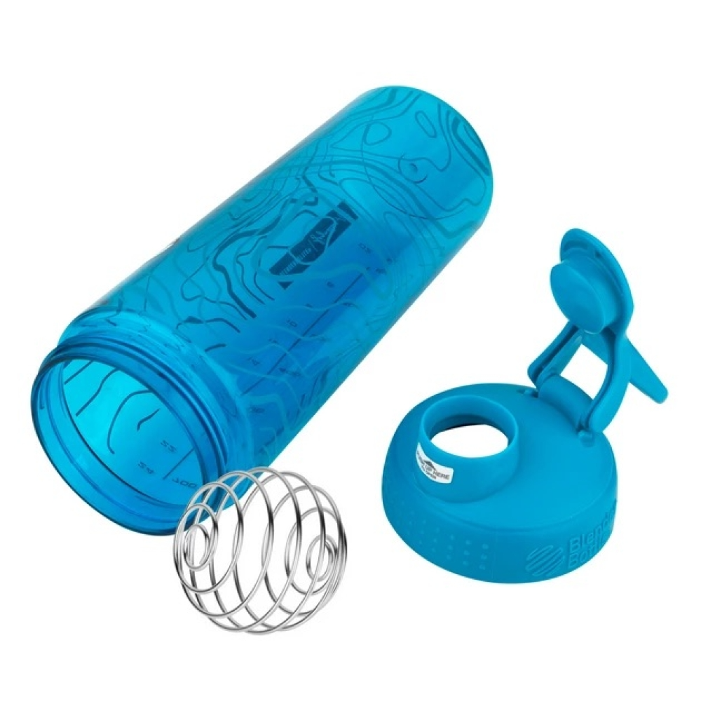 Шейкер BlenderBottle SportMixer Signature Sleek 28oz/820ml Aqua Topt Flow Кам'янське - фото 5