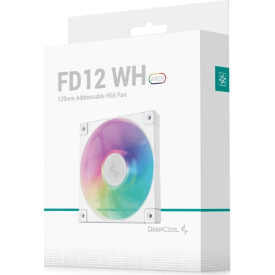 Кулер для корпуса Deepcool FD12 ARGB WH (R-FD12-WHAPN1-G) Винница - изображение 9