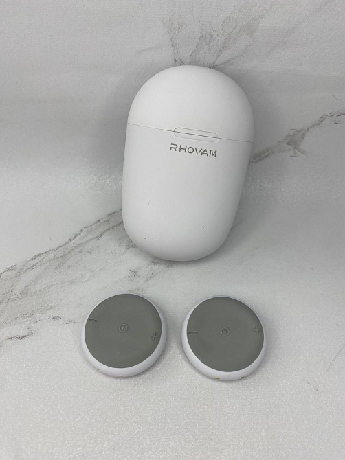 Б/В Портативний апарат ТеНС Rhovam Wireless TENS Massager U8 бездротовий міостимулятор для зняття болю, розслаблення м'язів, заряд Київ - фото 1