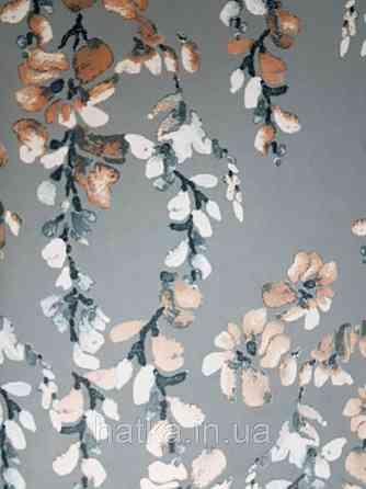 Шпалери флізелінові Khroma LAV601 LA VIE EN ROSE сірі гілки квіти різного кольору Київ