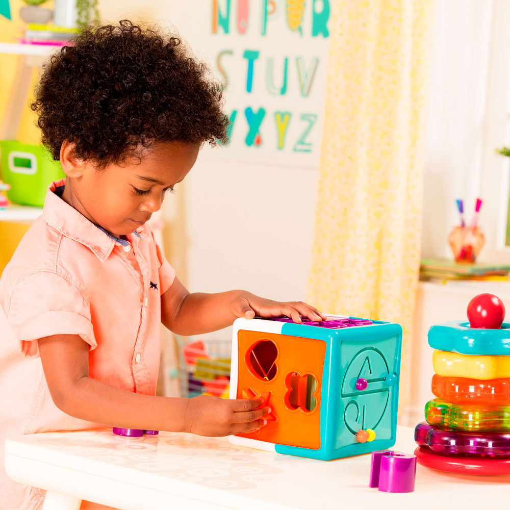 Розвивальна іграшка-сортер - Розумний куб Дніпро - фото 3