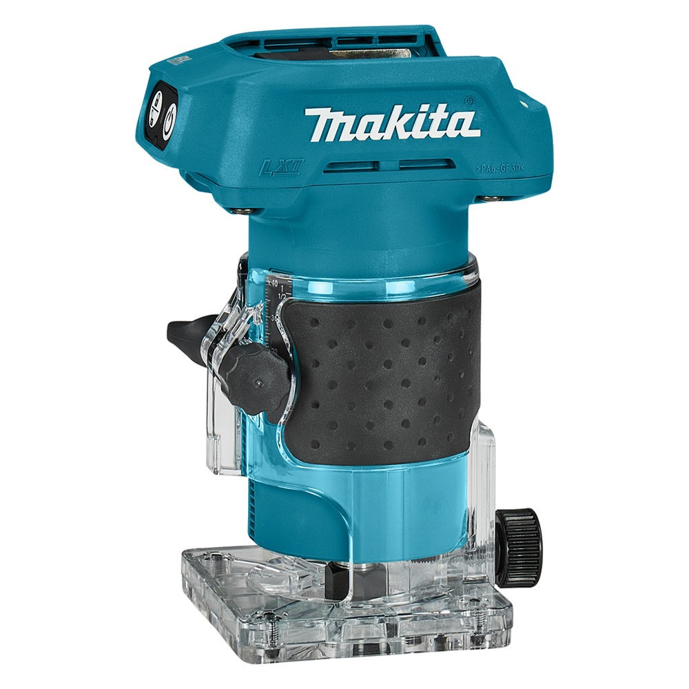 Фрезер аккумуляторный бесщеточный кромочный Makita DRT52Z 18 В, цанга 6 мм, без АКБ и ЗУ Киев - изображение 2
