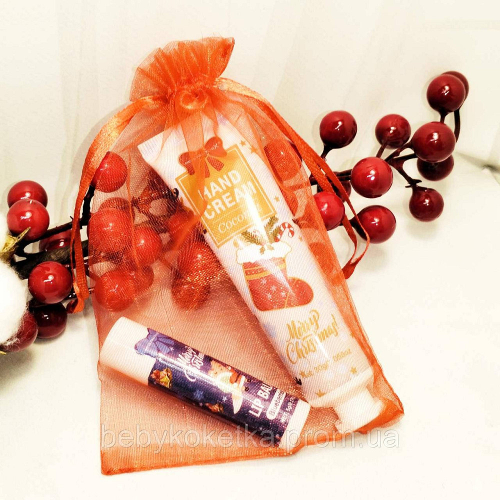 Новорічний набір бальзам для губ і крем для рук Miss FactorX. Львів - фото 2