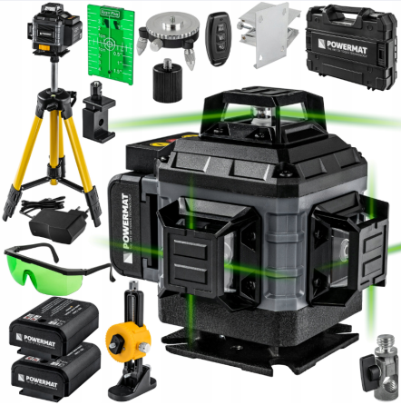 16-строковий лазерний рівень 360° Powermat 40м (Польща) Київ