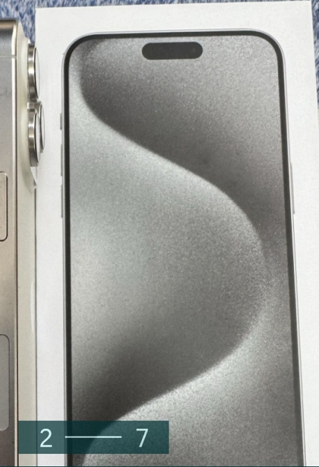 Айфон iPhone 15 Pro Max 256Gb. White Blue Titanium Киев - изображение 6