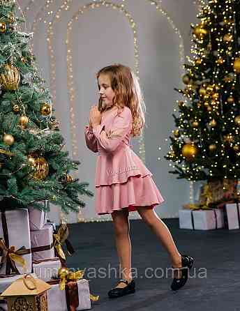 Дитяче плаття з вишивкою на рукавах Поділля-колоски Кривий Ріг