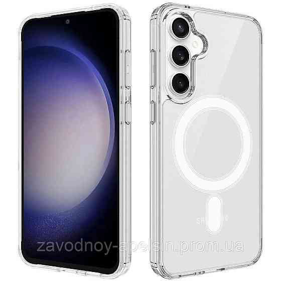 Samsung S25 FE S731 Прозорий чохол Магнітне кільце (TPU+PC) Одеса