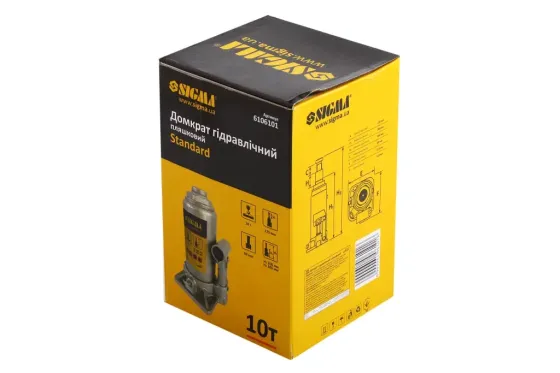 Домкрат гідравлічний 10 т 200-385м Sigma Вінниця