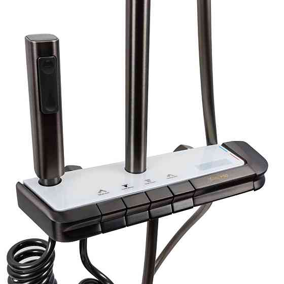 Душова колона VALESO NSK078 PVD чорна з індикатором температури Коломыя