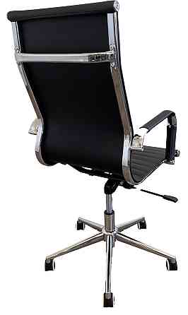 Офисное кресло руководителя Tehforward Slim TF Tilt хром Черный Киев