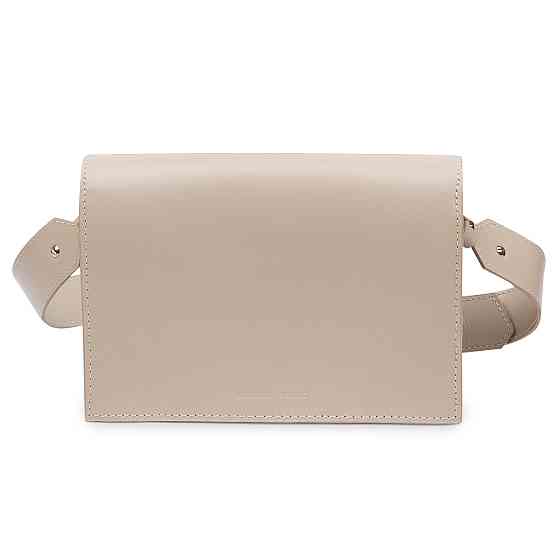 Шкіряна жіноча сумка Бежевий (GRANDE PELLE) Київ