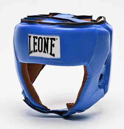 Боксерський шолом для змагань Leone Contest Blue S Кам'янське