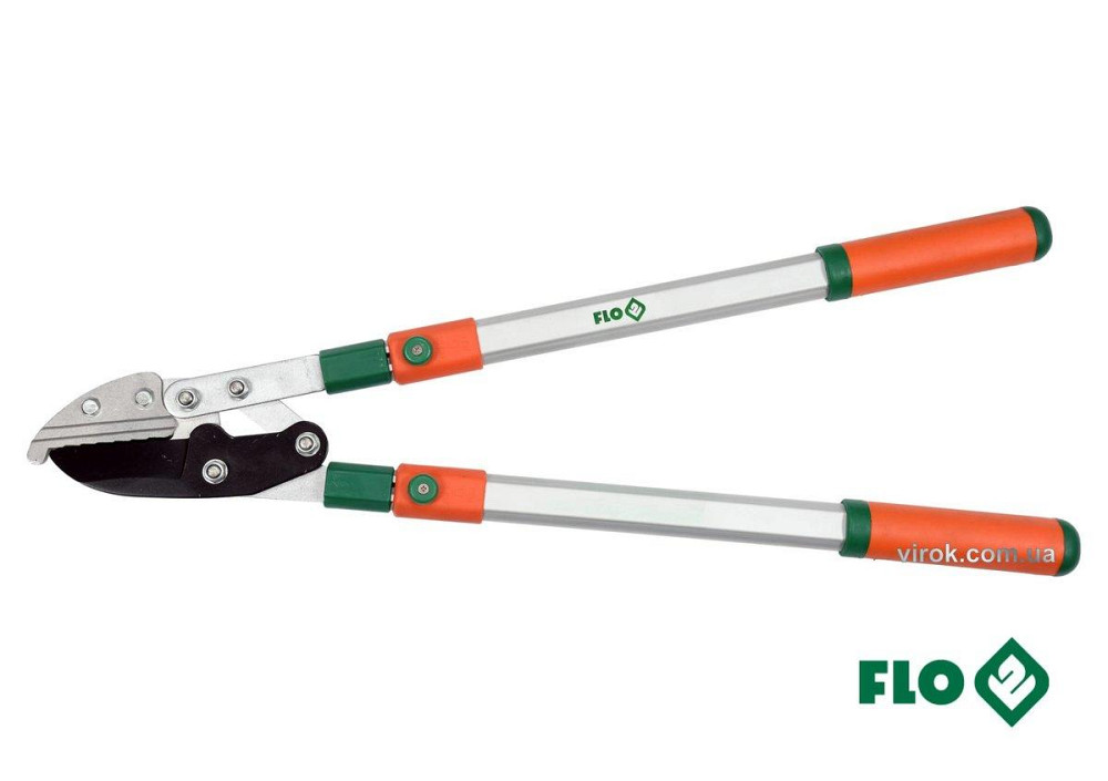 Сікатор до гілок телескопічний, алюмінієвий FLO Ø≤ 40 мм, l= 690- 1030 мм [6/144] Одеса - фото 1