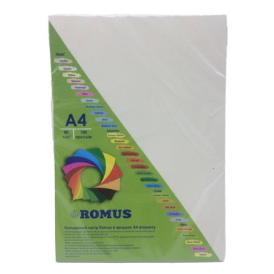 Бумага Romus A4 80 г/м2 100sh Ivory (R51420) Винница - изображение 1