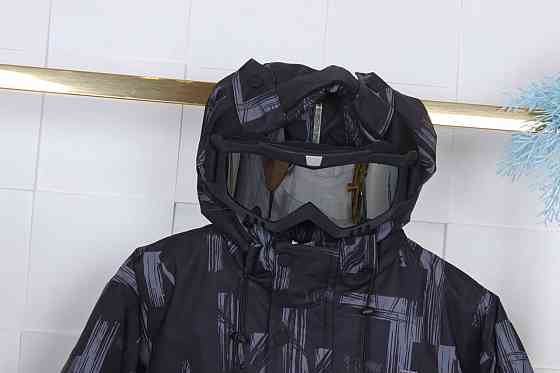 Зимняя куртка на мальчика с очками 128,134 на холофайбере Николаев