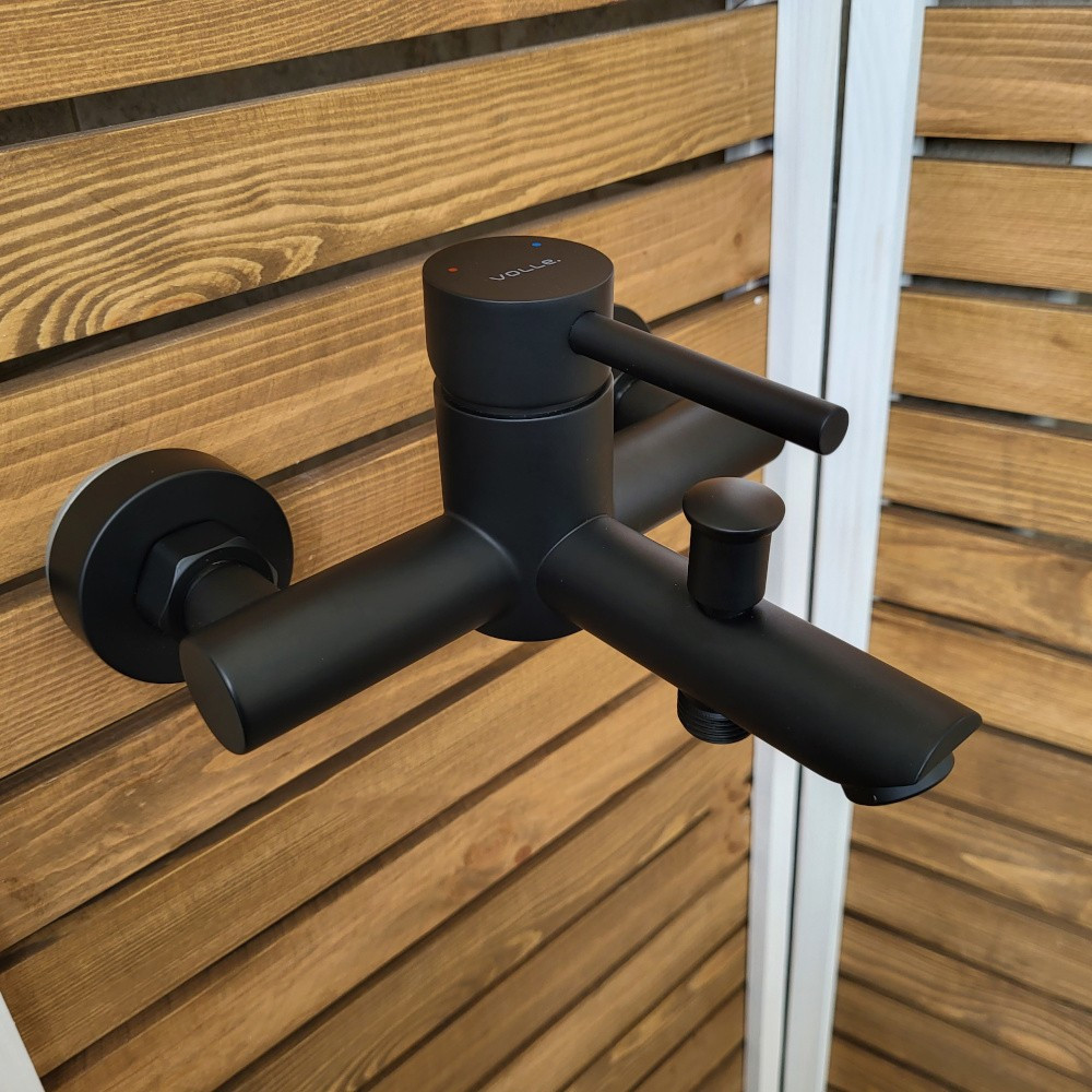 Змішувач для ванни VOLLE CRUZE de la noche чорний 1547.030104 Київ - фото 8