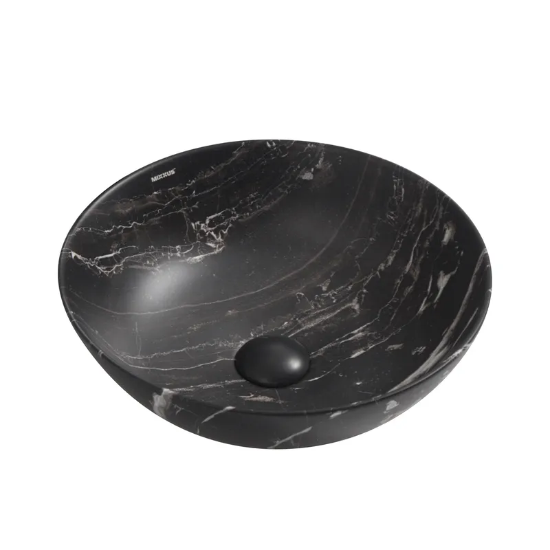 Раковина накладна Mixxus Premium ELLIPSE-0106 MARBLE 390х390х140mm   ( MP6533 ) 33849 Харків - фото 1