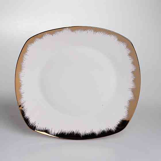 Yiwu Столовий набір посуду тарілок і чашок 24 предмети на 6 персон «Геометрія» порцеляновий SD- Коломия