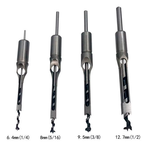 Набор сверл Уаттса 4шт 6.4-12.7мм, для квадратных отверстий, по дереву Винница - изображение 4