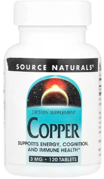 Медь цитрат Source Naturals Copper 3mg 120 капс Киев - изображение 1