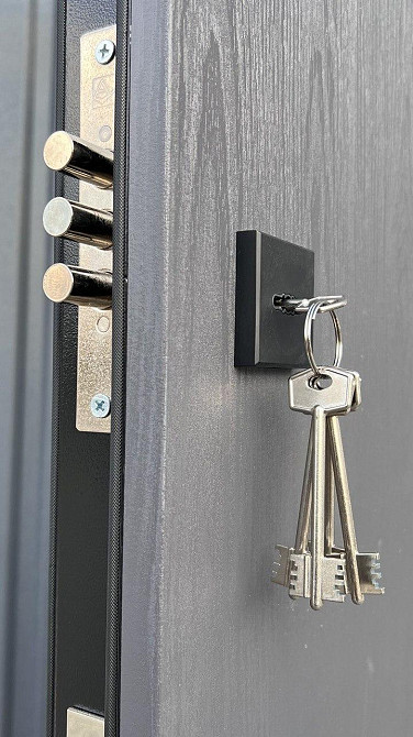 Вхідні двері ТАРІМУС Дверна Індустрія "Надійна Black" 960 Київ - фото 6