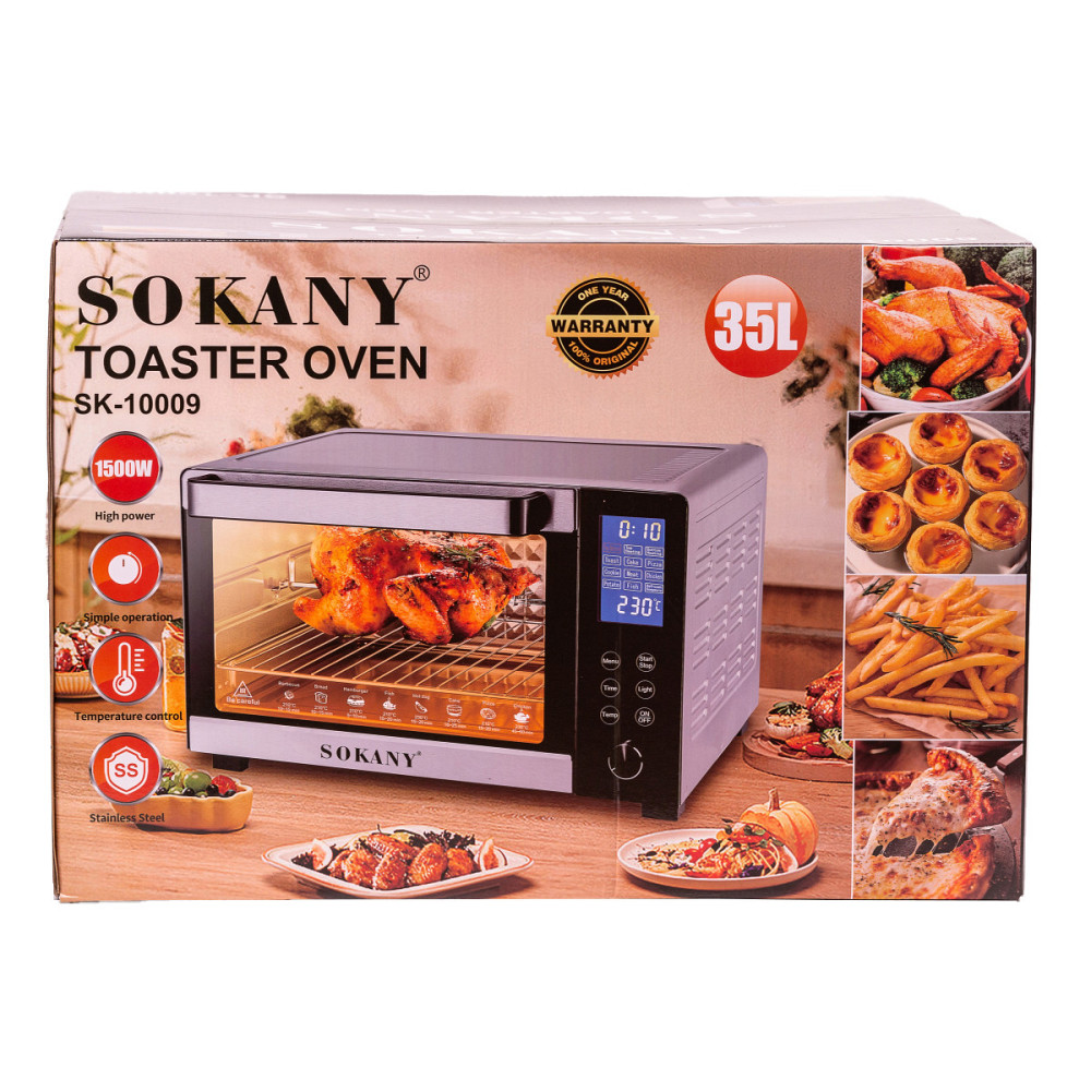 Електропіч Sokany SK10009 настільна 35 л Коломия - фото 10