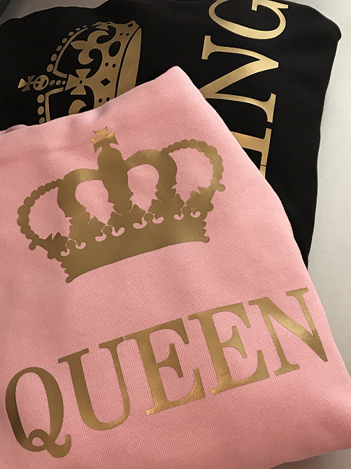 Парные толстовки с капюшоном для парня и девушки! King \ Queen Черновцы - изображение 5