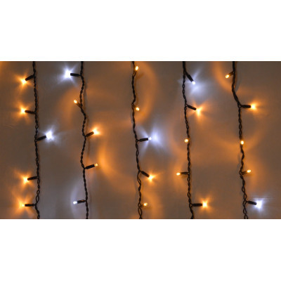 Гірлянда Delux ICICLE 108LED 2x1 м Білий flash Жовтий/Чорний IP44 (90015180) Вінниця - фото 2