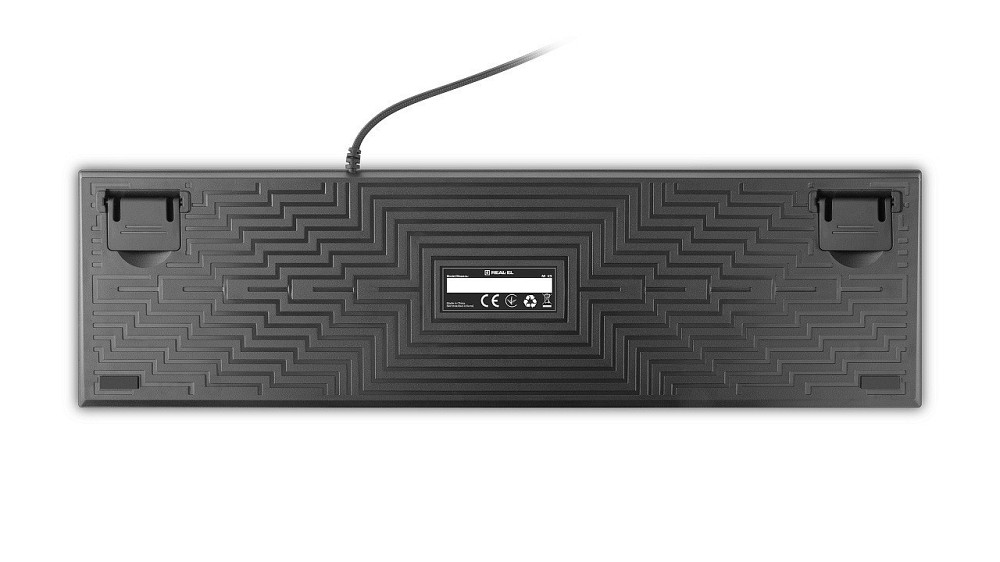 Клавіатура REAL-EL M 13 Grey USB Сірий Харьков - изображение 8