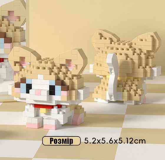 Конструктор Mekansm Кіт і Пес — 296 деталей, Micro Diamond Blocks, 3D Киев