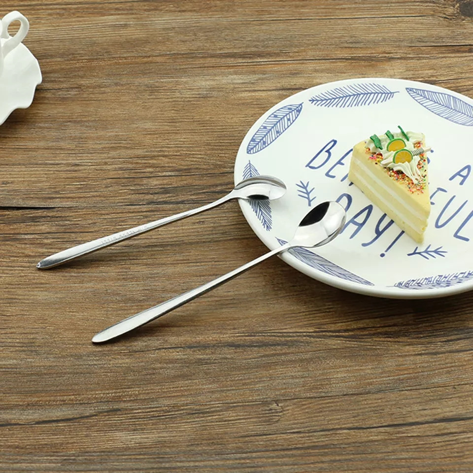 Набір десертних ложок маленьких - в наборі 5шт., довжина ложки 16см Київ - фото 1