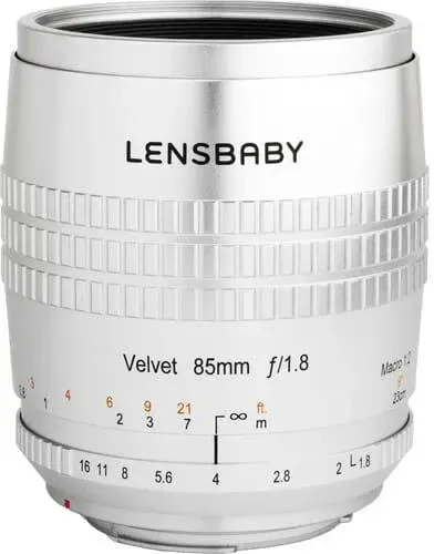 Об'єктив Lensbaby Velvet 85 for Canon EF (Silver) Київ - фото 1