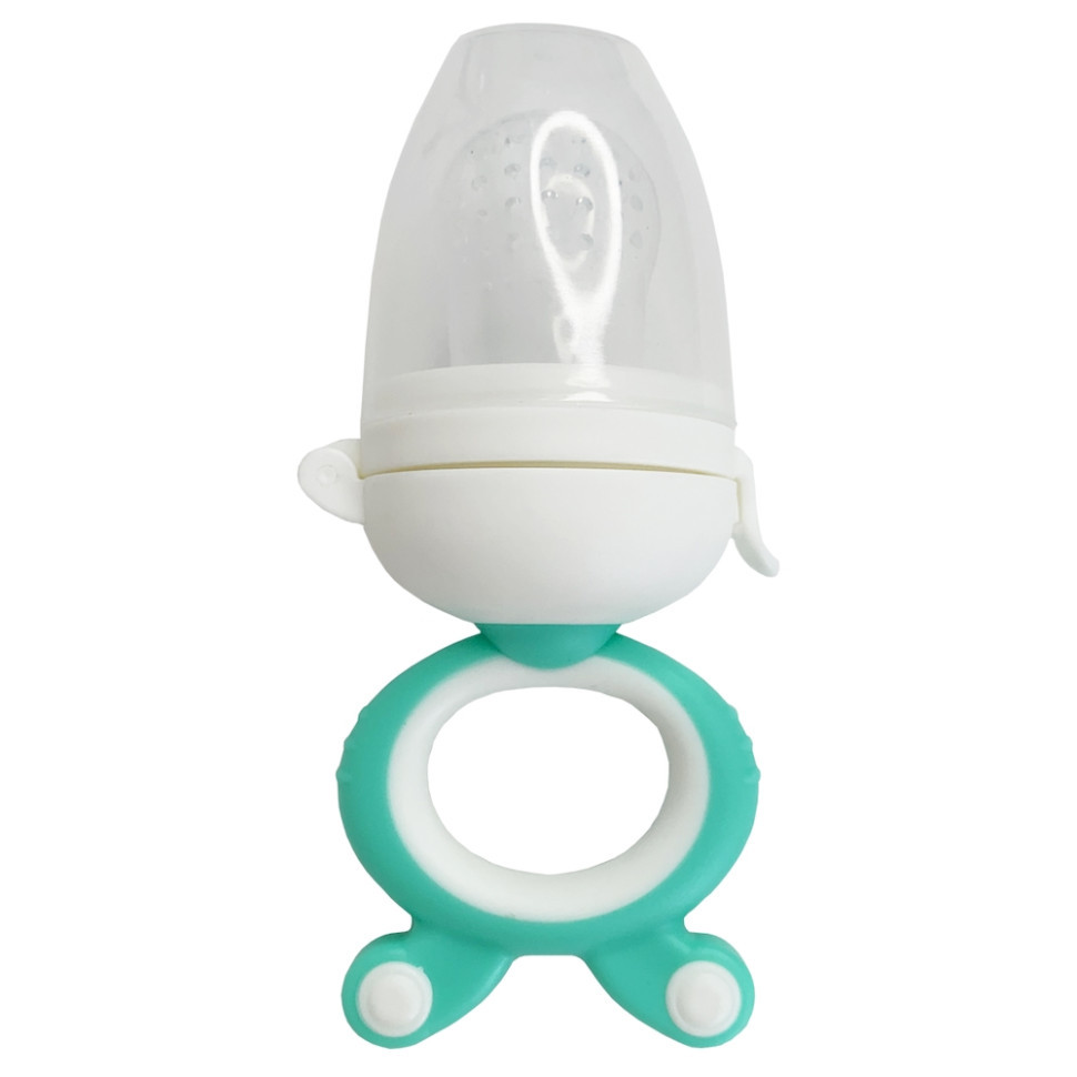 Ніблер для малюків "Зайчик з поршнем" MGZ-0004 (Mint) з кришкою Вінниця - фото 1