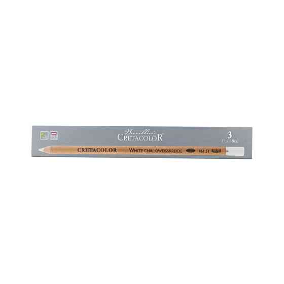 Набор карандашей для рисунка Белый мягкий 3 шт. Cretacolor Киев