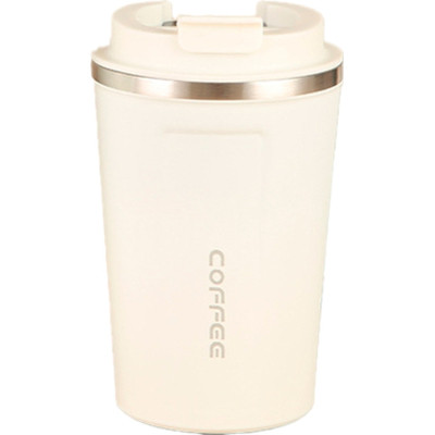 Термокружка Merlion 380 мл, біла (Termo-304-380Wh) Винница - изображение 1