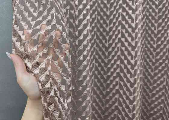 Тюль VR-Textil 1878т Гипюр Какао 300х270 см (42-0836) Киев