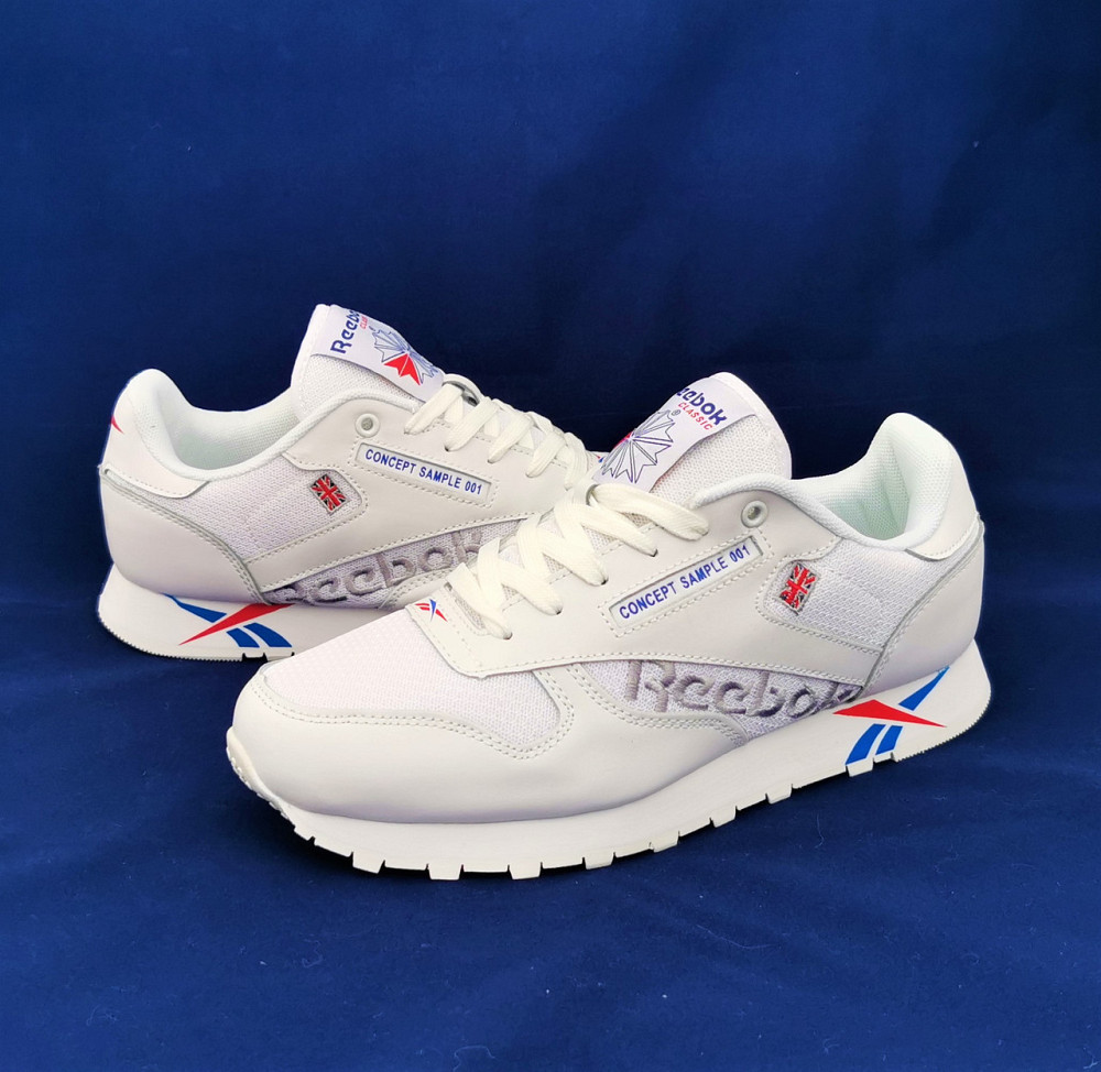 Мужские Кроссовки Reebok Classic Белые Рибок (размеры: 45,46) Видео Обзор Днепр - изображение 2
