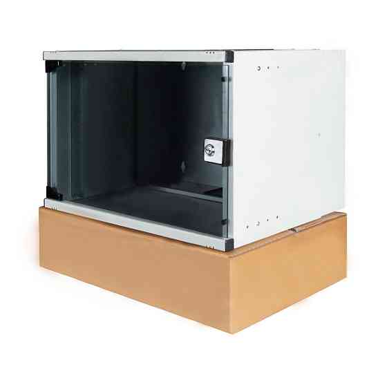 Шафа серверна Hypernet 9U 540 x 400 WMNC-40-9U-SOHO-FLAT для мережевого обладнання Київ