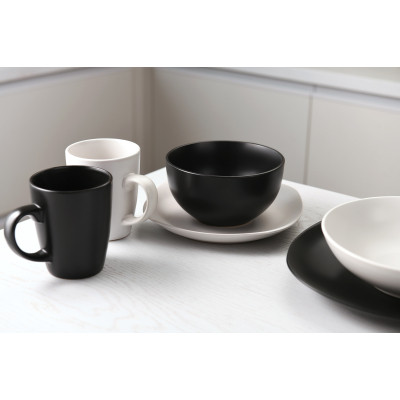 Тарілка Ardesto Molize Dessert Quadrate 20 см Black (AR2919MB) Вінниця - фото 4