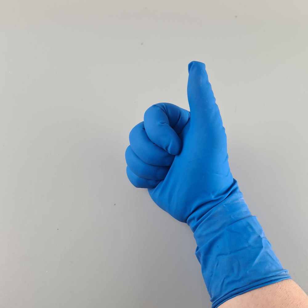 Резиновые перчатки "Амбулатория" MEDIPLUS 50 шт. (XL) (1 пачка) Харьков - изображение 2