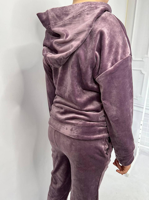 Дитячий велюровий костюм Кенгуру 98-104 Ліловий Харків - фото 5