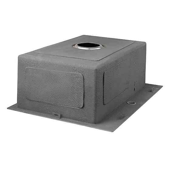 Кухонная мойка с нержавеющей стали Kroner KRP Gebürstet - 5843HM (3/1 мм) с сушилкой для посуды Киев