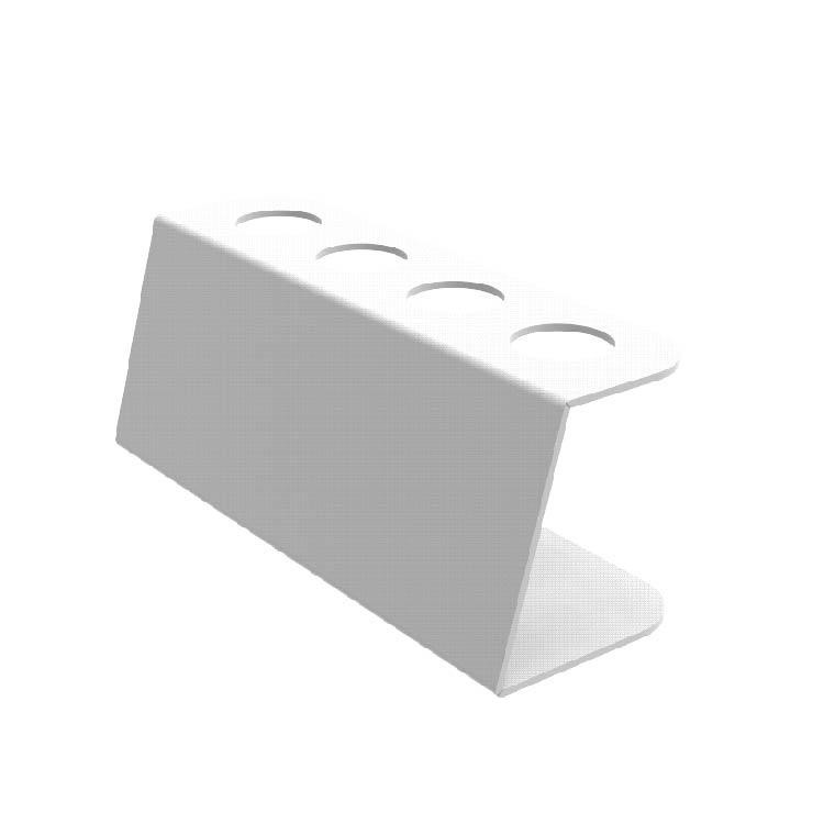 Подставка EKOSTAR для вафельного рожка на 4шт. Белая. Акрил 3 мм Киев - изображение 2