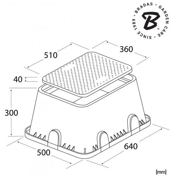 Коробка клапанная, люк, 