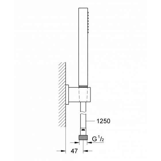 Душевой гарнитур GROHE EUPHORIA CUBE STICK  27703000 Киев