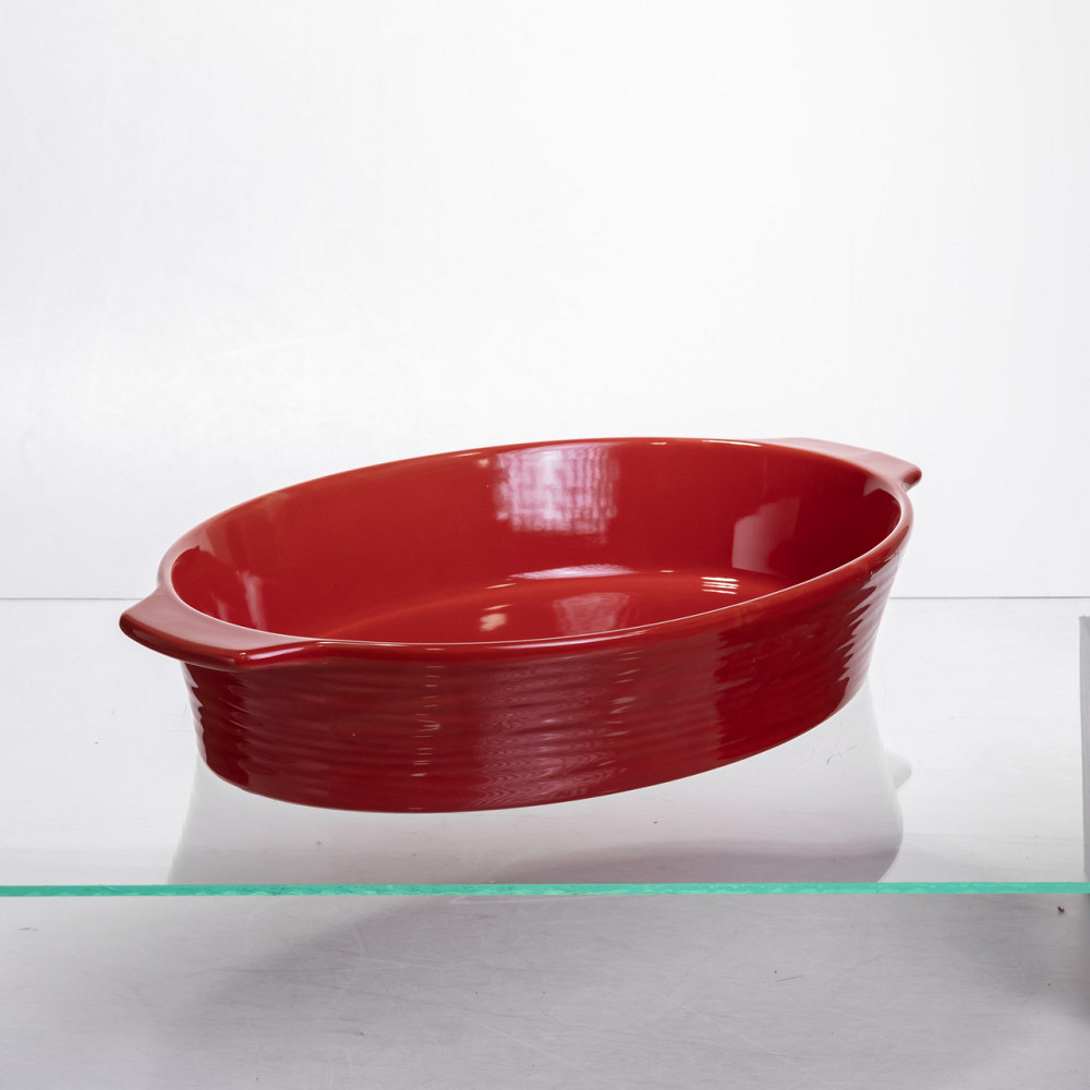 Yiwu Форма для запікання овальна 36×22.5×7 (см) форма для духовки 2 літри Червоний S1289 Коломыя - изображение 3