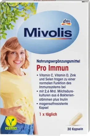 Mivolis Pro Immun Kapseln 30 St., 30 St Nahrungsergänzungsmittel Львов - изображение 2
