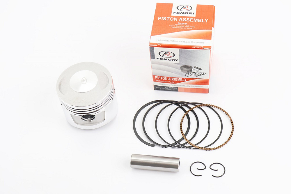 Поршень к-кт CB/CG150cc 61,0мм STD (висота 53мм; палець 15мм) Бершадь - изображение 1