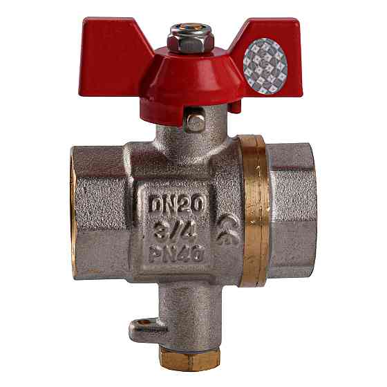 Кран шаровый полнопроходной для подключения термометра SOLOMON 3/4″ V1242 S (000029068) Киев