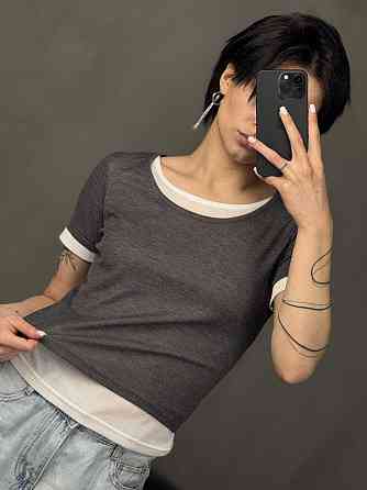 Женская футболка trash  ДЛ7175 Одесса